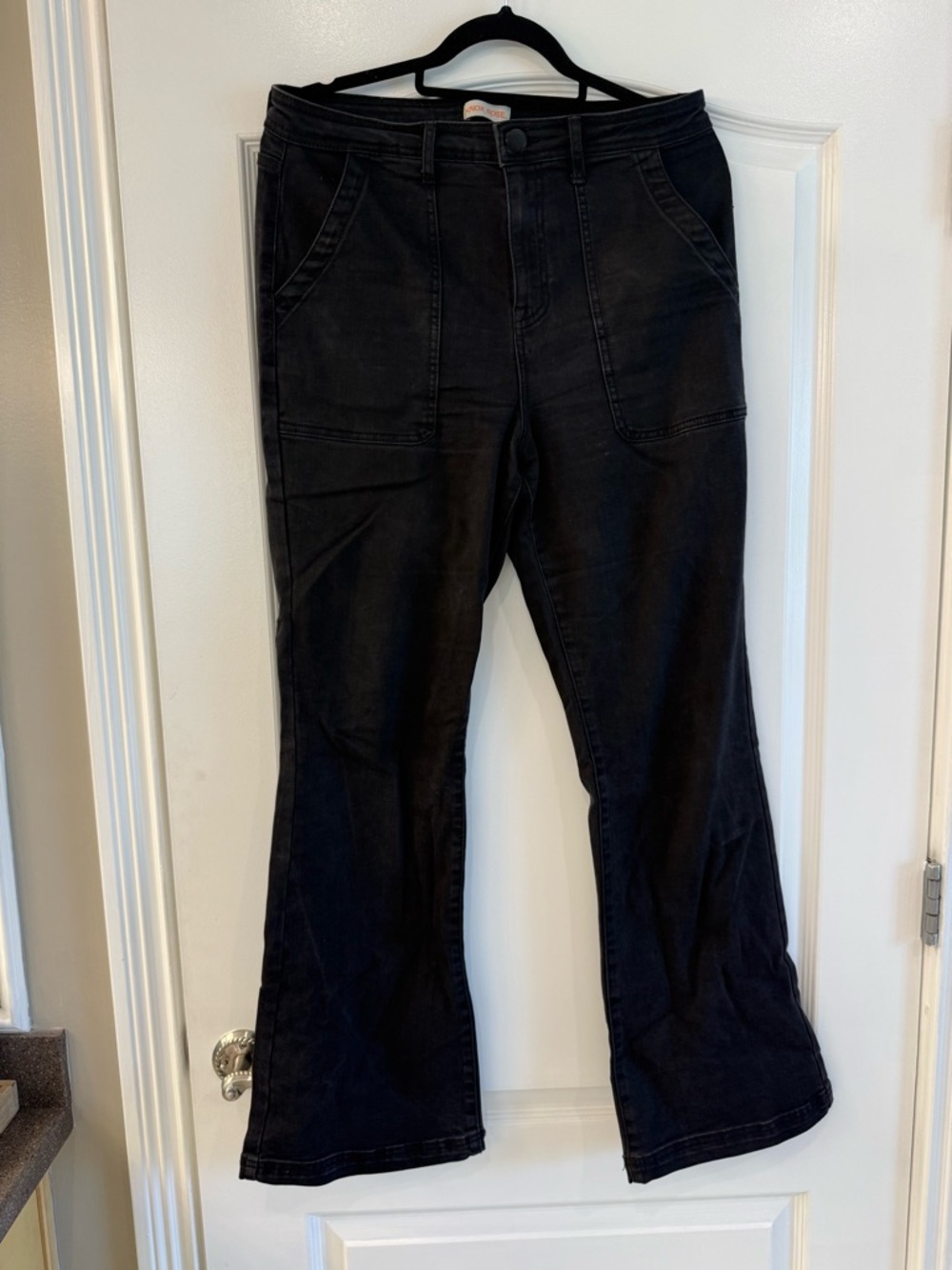 Knox Rose Black High-Waist Jeans